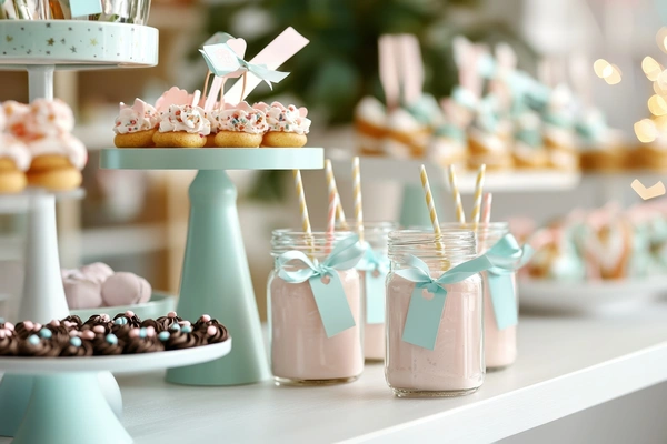 Baby Shower Buffet Table