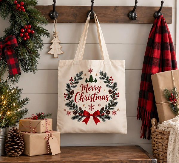 Merry Christmas Tote Bag